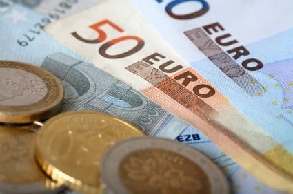 euro banknotes