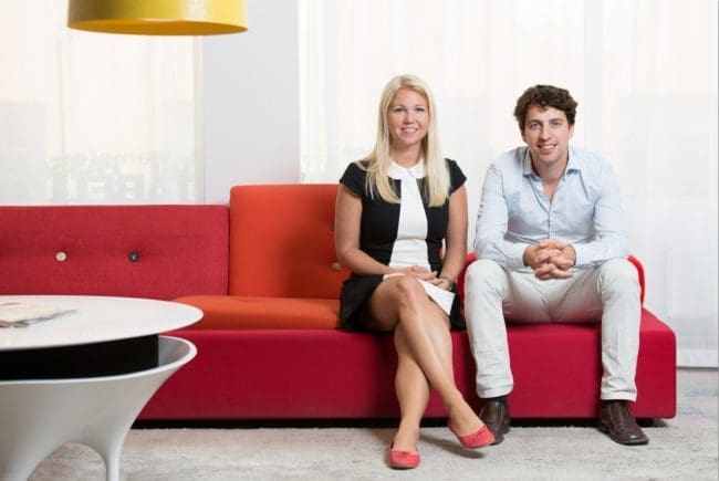 Natural Cycles co-founders Dr Elina Berglund and Dr Raoul Scherwitzl