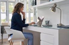 working from home