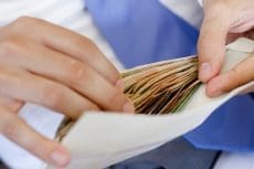 cash in envelope