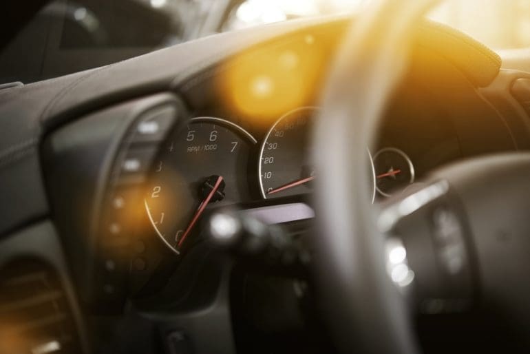 car dashboard