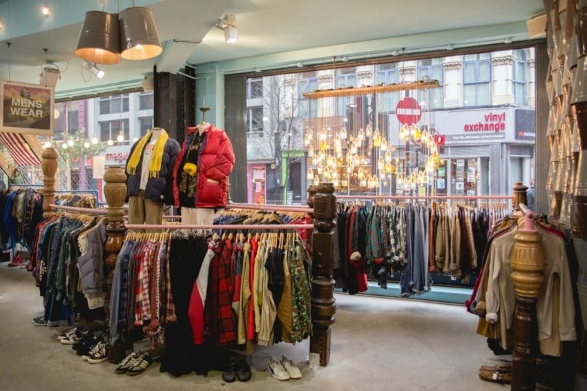 Vintage clothes shop