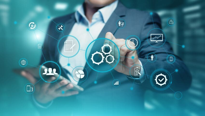 Automation,Software,Technology,Process,System,Business,Concept.