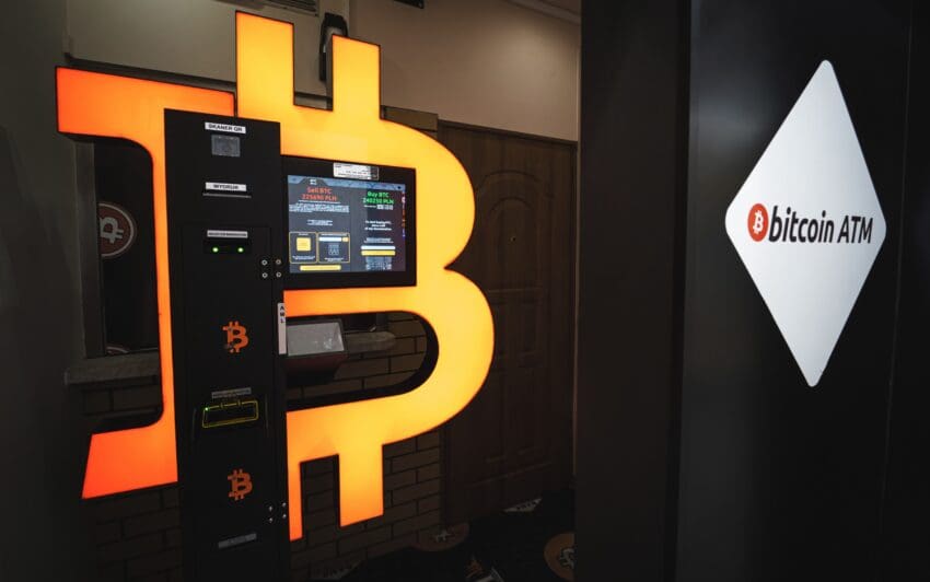 Bitcoin,Atm,In,A,Mall,Allows,To,Buy,And,Sell
