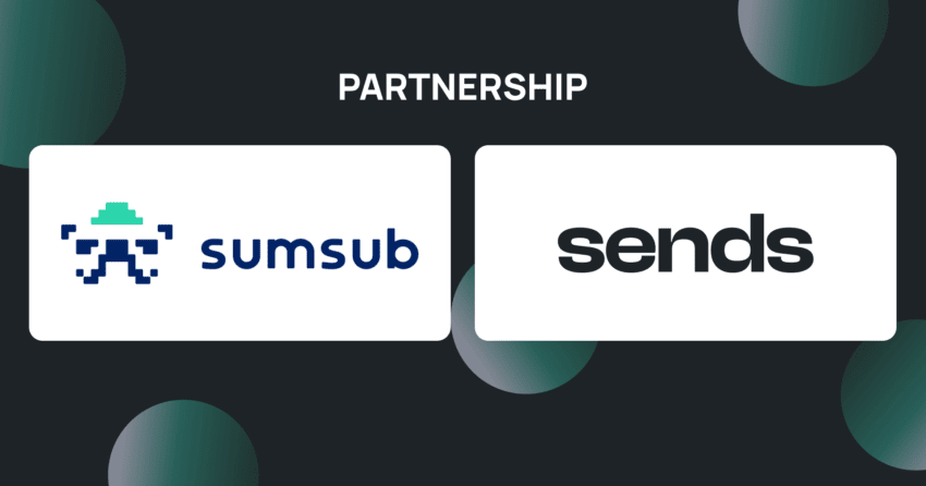 Electronic Money Institution Sends now partners with Sumsub, the leading verification platform for monitoring fraud. This cooperation reduces fraud and verification hurdles and makes Sends secure and stress-free for clients.