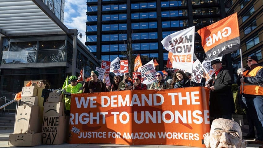 The number of working days lost to industrial action fell by almost two thirds during Labour's first year in office, according to new analysis that unions say vindicates the government's overhaul of workplace rights.