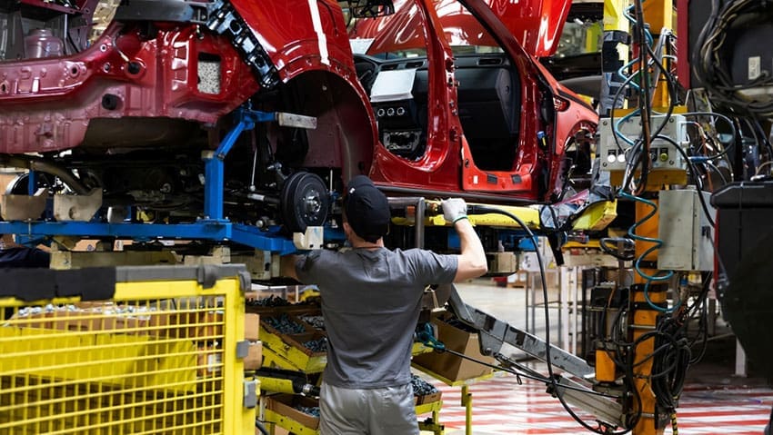 Britain's beleaguered car industry has eked out its first monthly increase of the year, a flicker of momentum that the trade body warns could just as easily be snuffed out by stubbornly high energy costs and a fractious global trade picture.